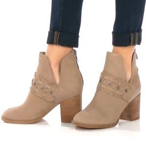 Nine West Ankle Leather Studded Booties 8M